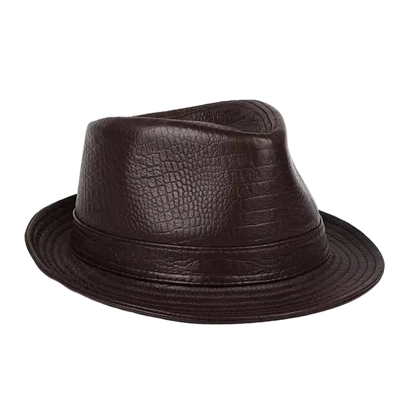 Toulouse Genuine Leather Trilby Hat