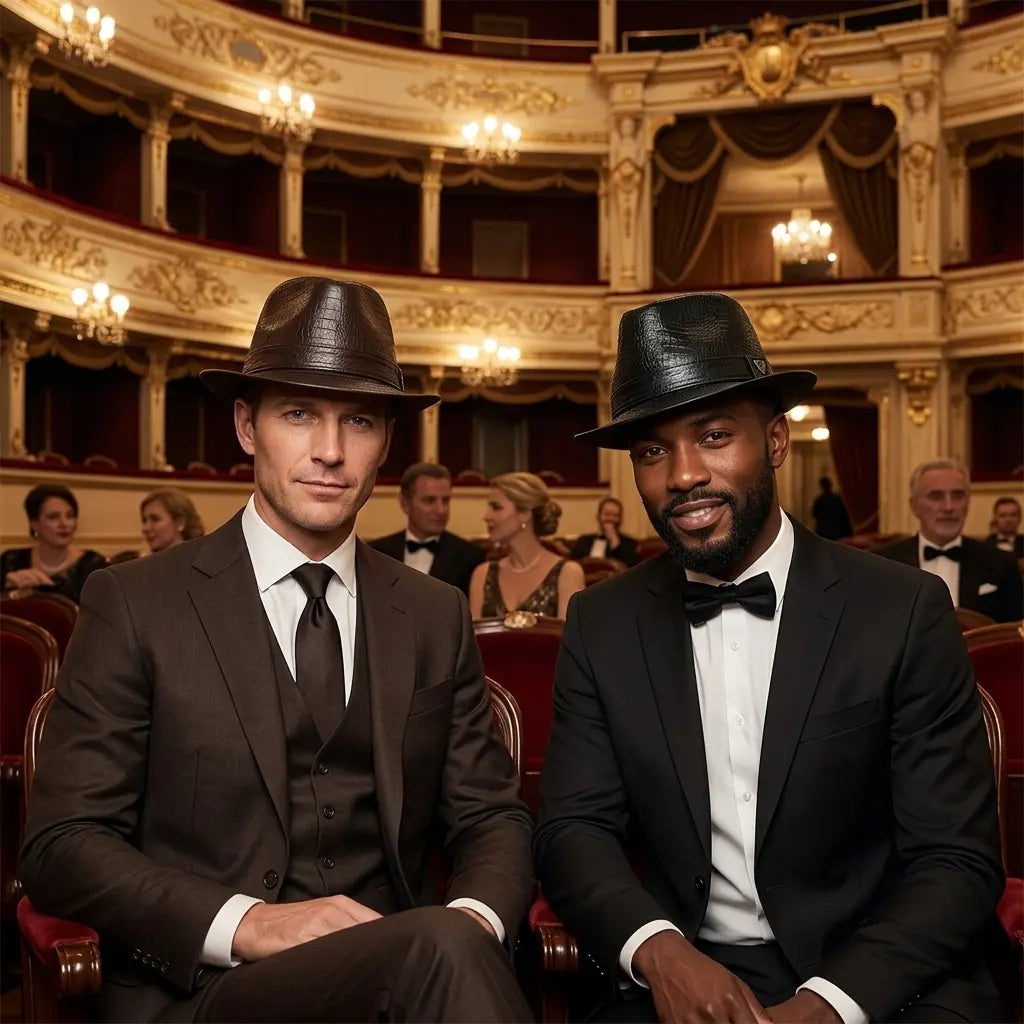 Toulouse Genuine Leather Trilby Hat