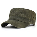 Toulouse Waterproof Distressed Cotton Army Cap