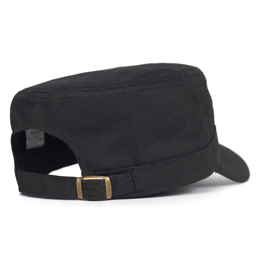 Toulouse Waterproof Distressed Cotton Army Cap