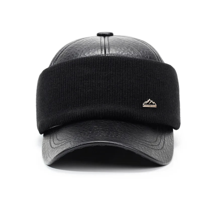 Toulouse Winter Thermal Leather Baseball Cap