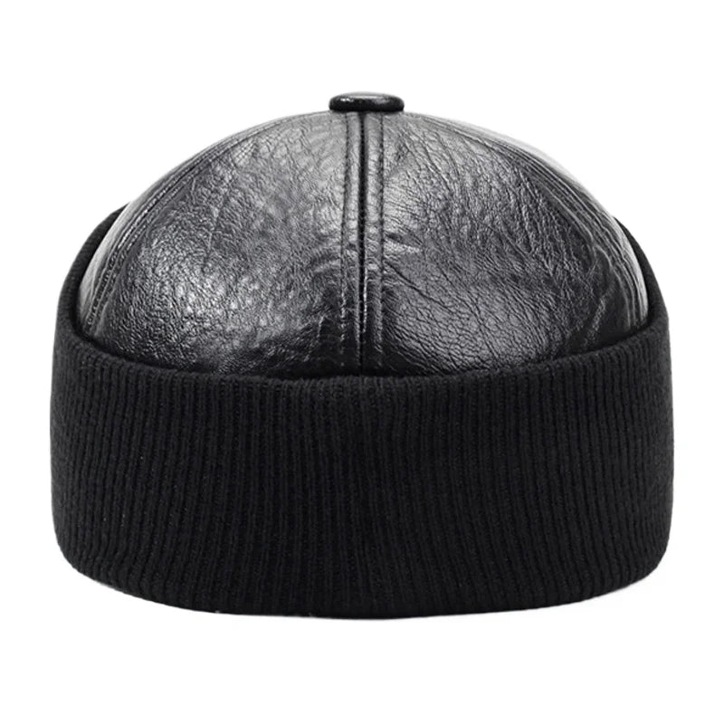 Toulouse Winter Thermal Leather Baseball Cap