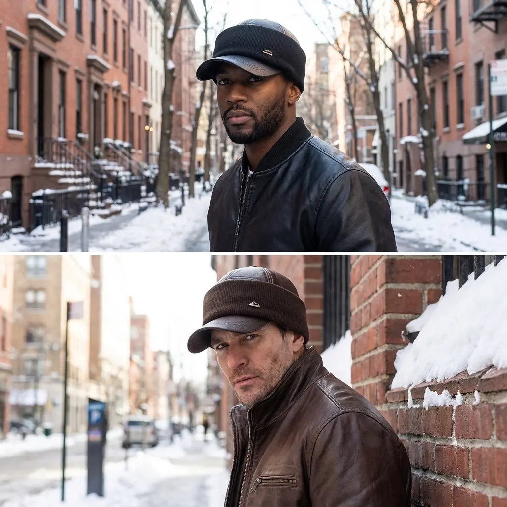 Toulouse Winter Thermal Leather Baseball Cap