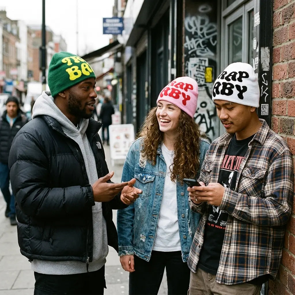 Trap Baby Winter Knitted Beanie