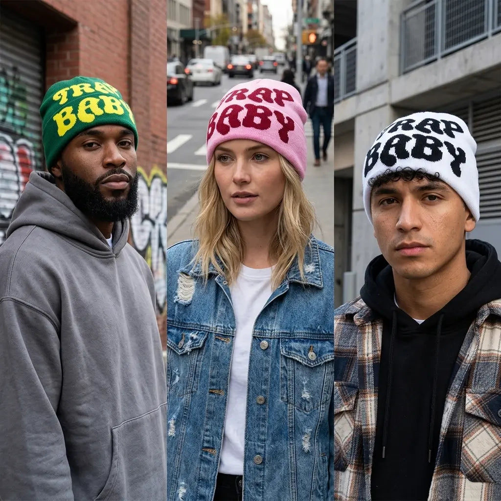Trap Baby Winter Knitted Beanie