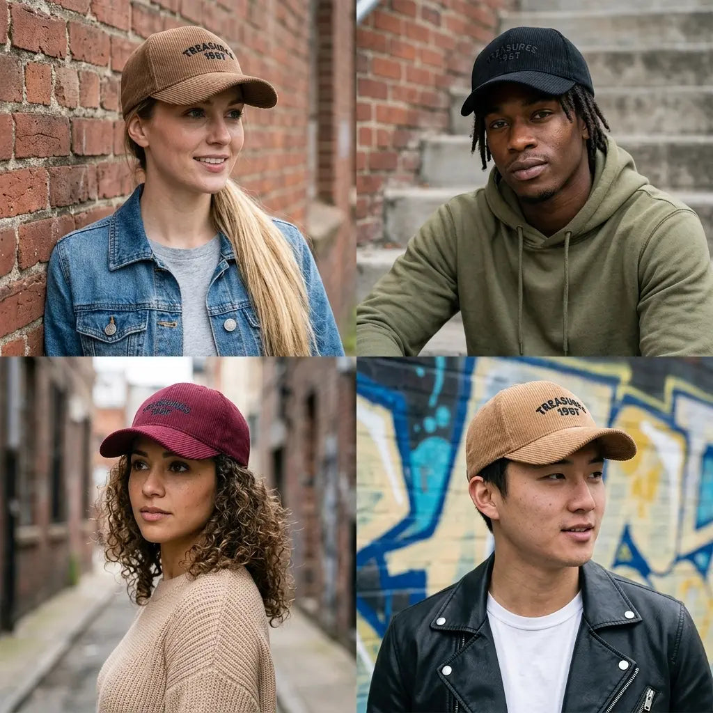 Treasures 1987 Corduroy Baseball Cap