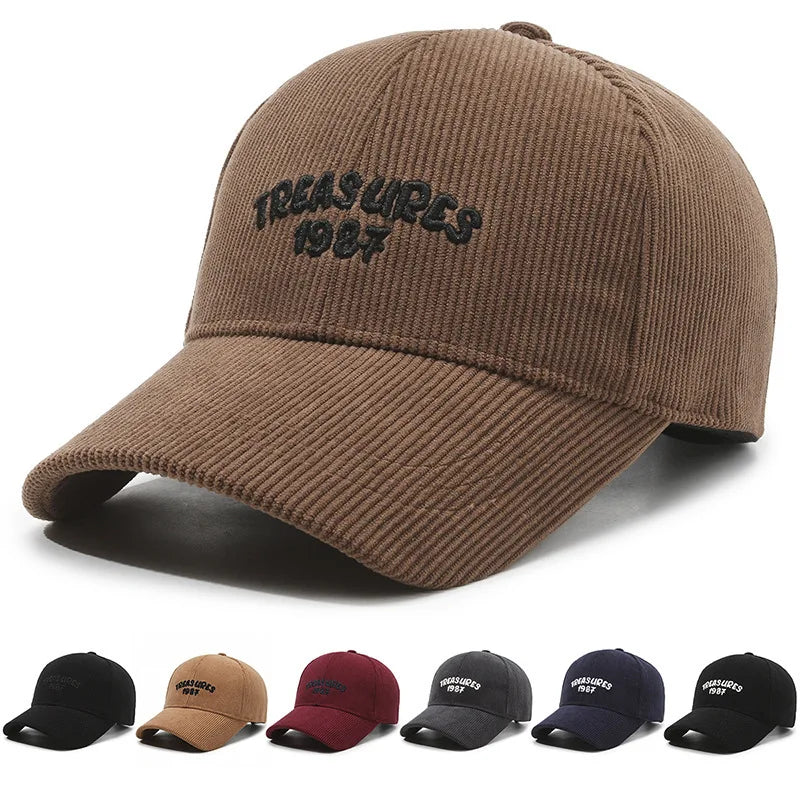 Treasures 1987 Corduroy Baseball Cap