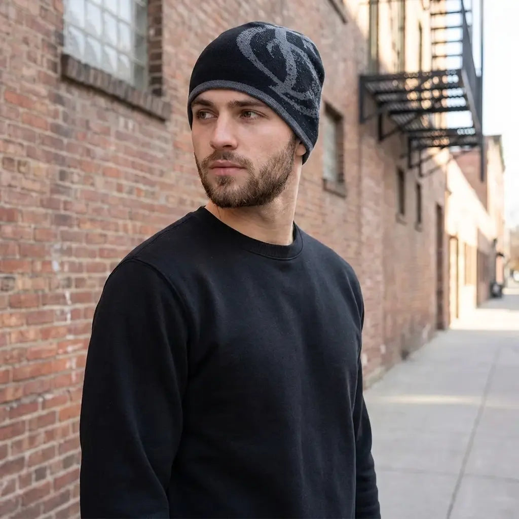 Treble Clef Winter Cotton Beanie