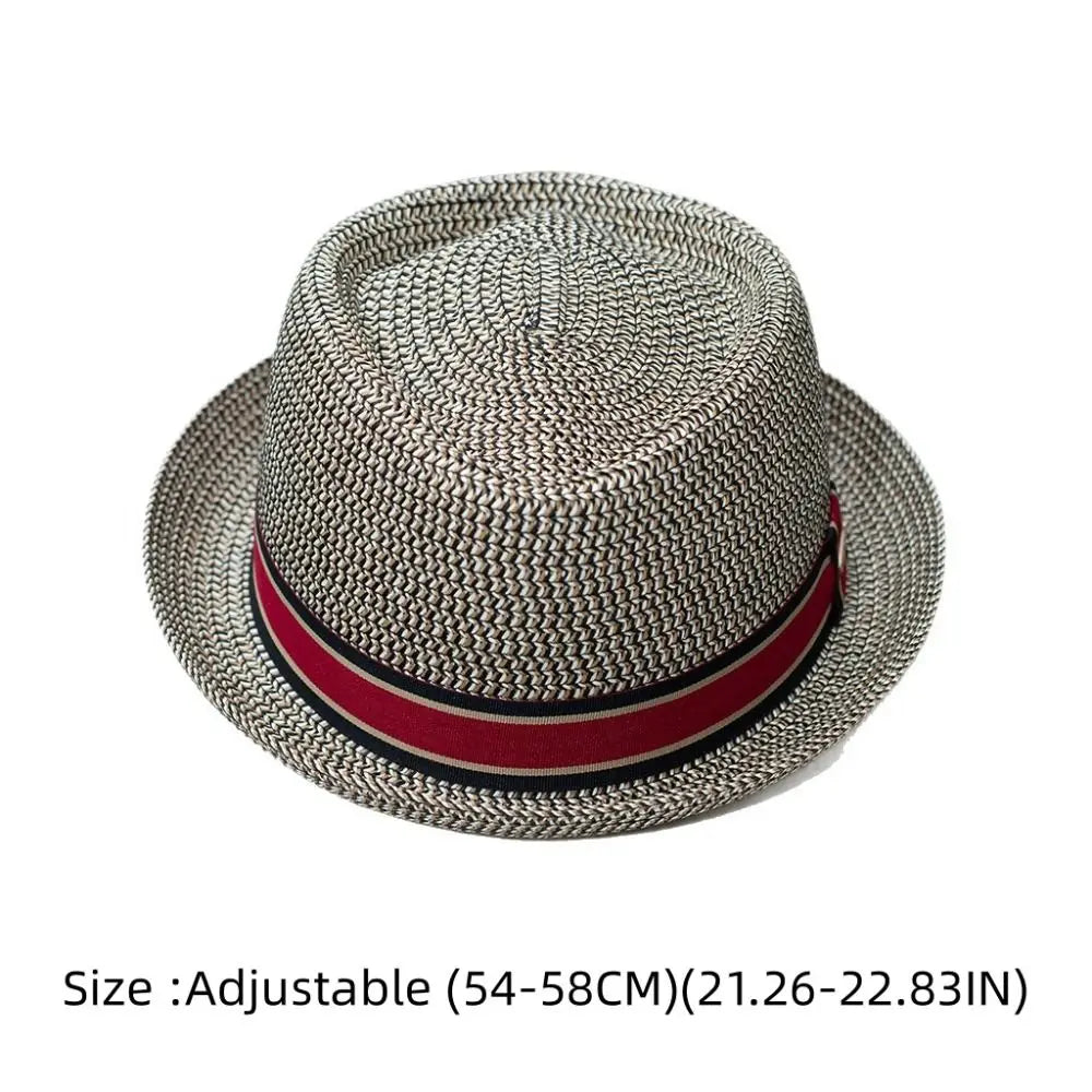 Trento Summer Breathable Straw Trilby Hat