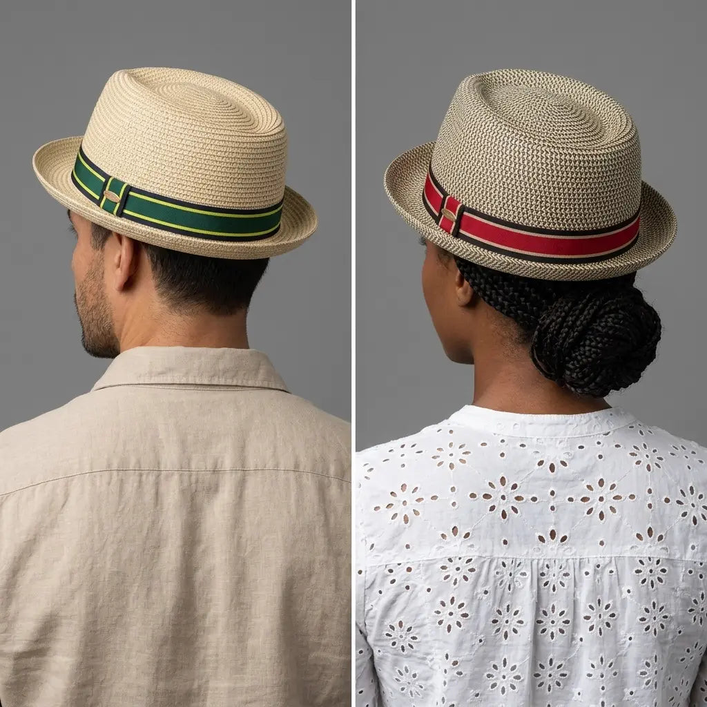 Trento Summer Breathable Straw Trilby Hat