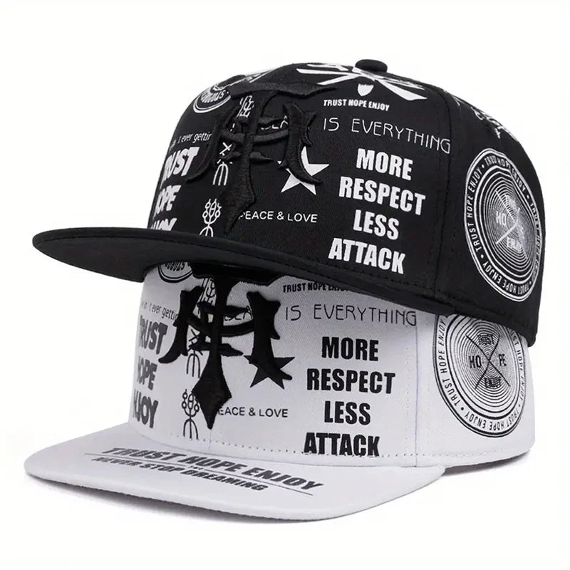 Trust Hope Enjoy Gothic Snapback Cap
