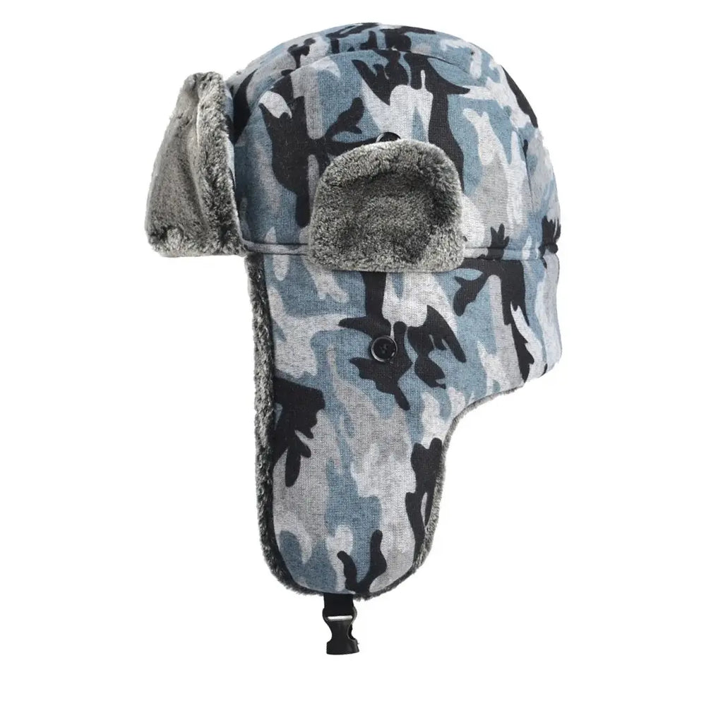Tucson Winter Fur Camouflage Bomber Hat