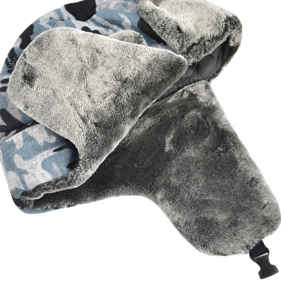 Tucson Winter Fur Camouflage Bomber Hat