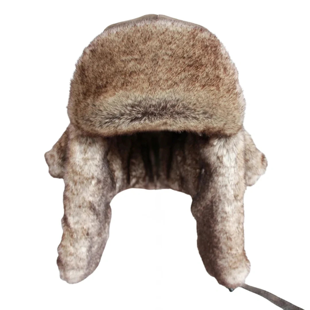 Twin Cities Leather Fur Ushanka Bomber Hat