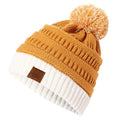 UR Bicolor Knitted Pompom Beanie