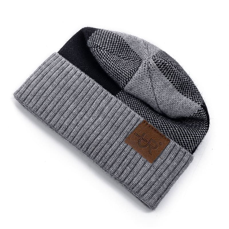 UR Patchwork Knitted Beanie
