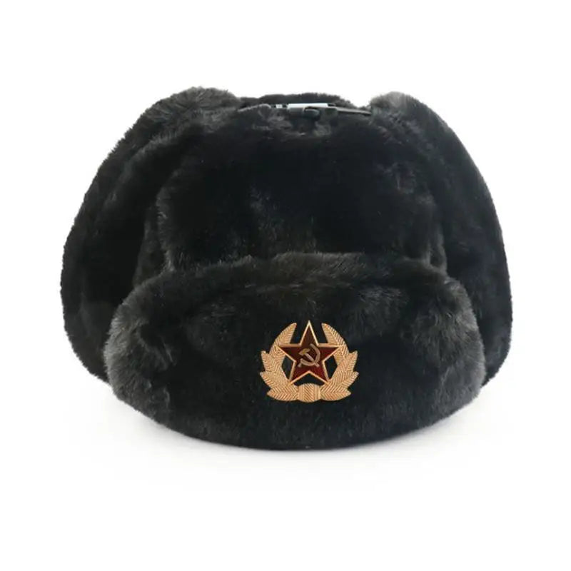 URSS Cotton Fur Trapper Bomber Hat