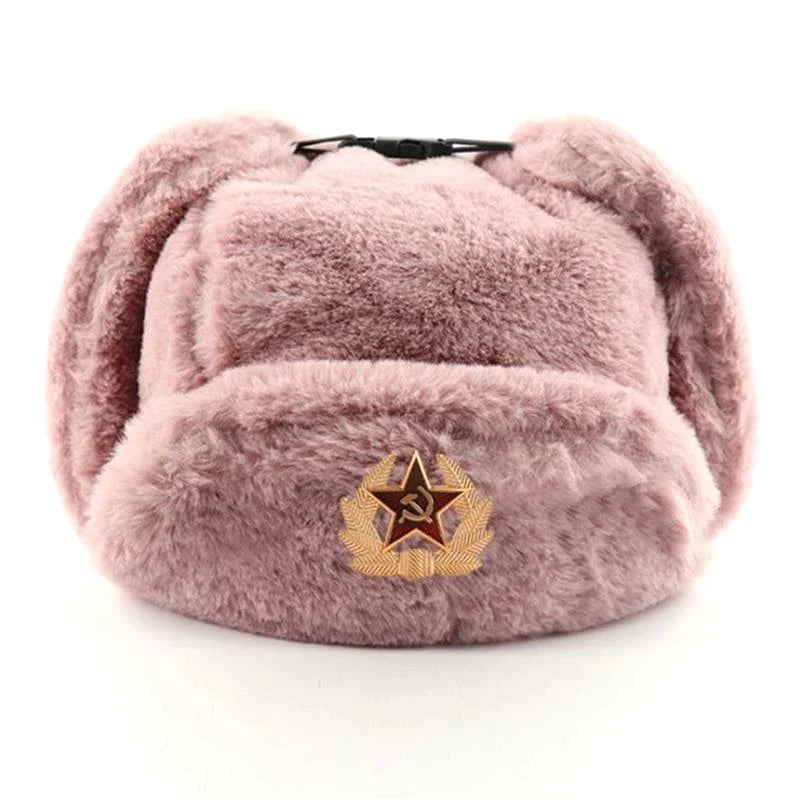 URSS Cotton Fur Trapper Bomber Hat
