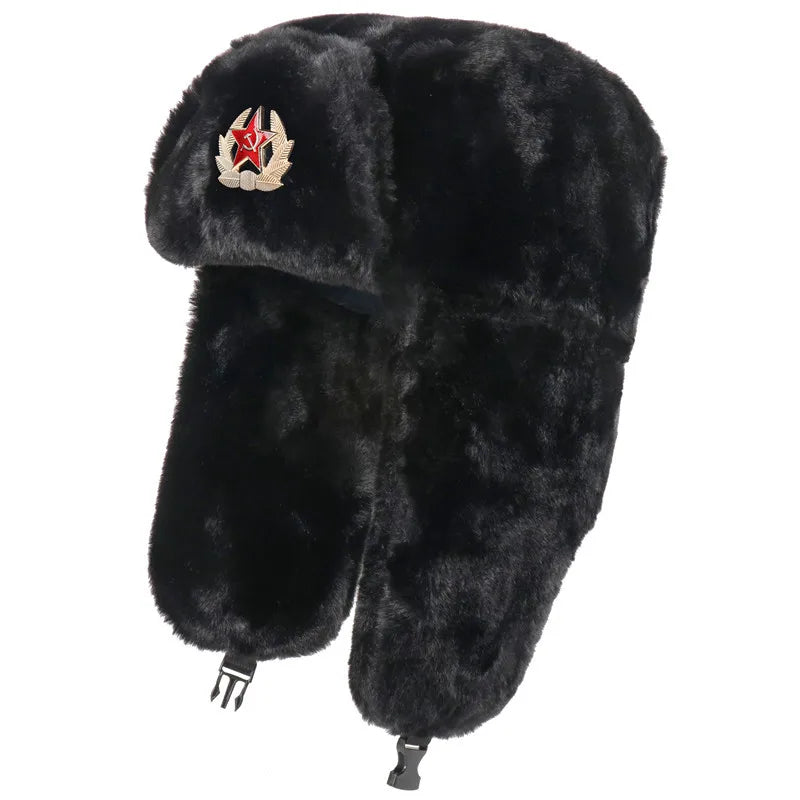 URSS Cotton Fur Trapper Bomber Hat