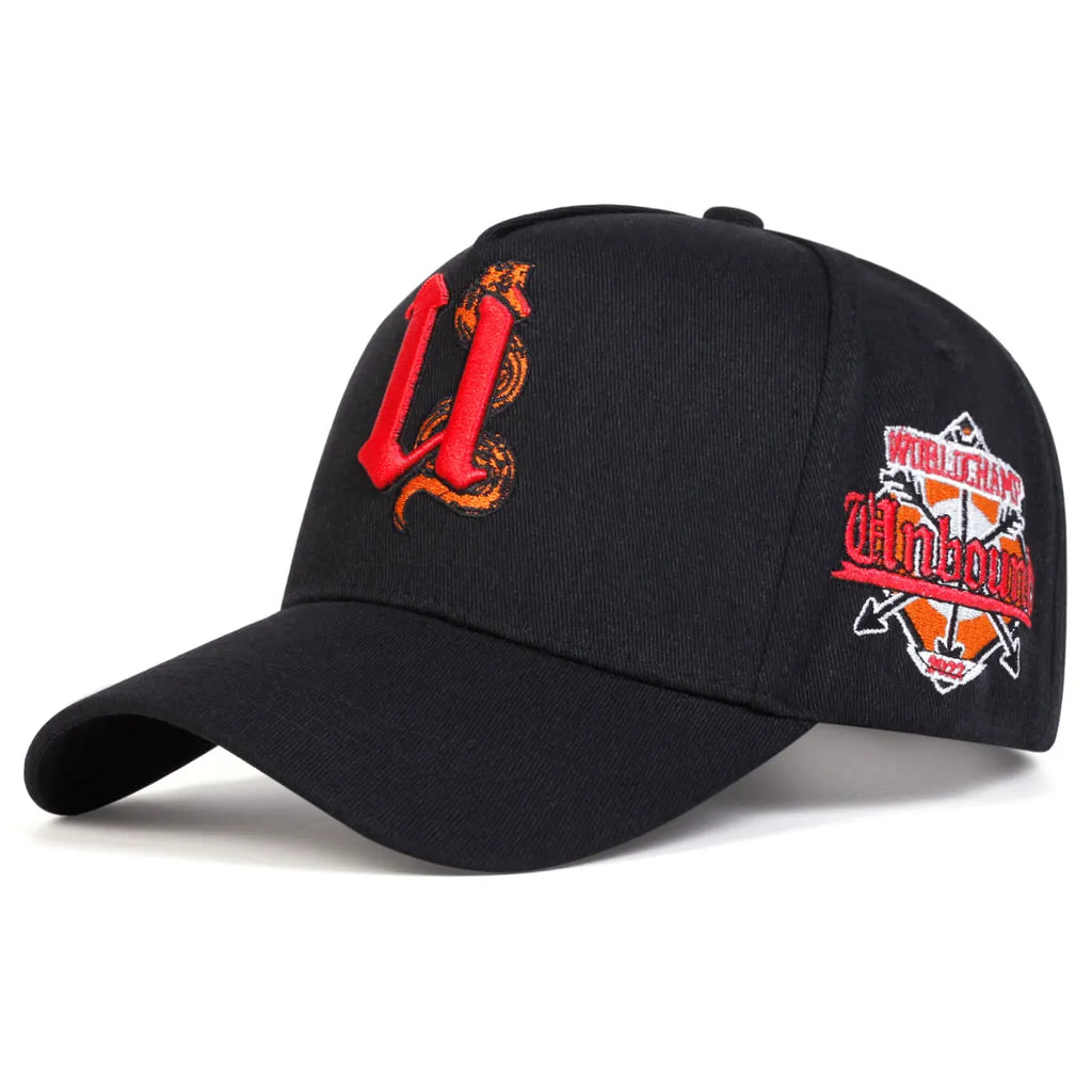 Unbound Snake Gothic Baseball Cap