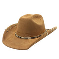 Unchained Rings Leather Cowboy Hat