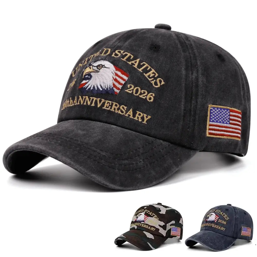United States 250th Anniversary Washed Cotton Baseball Cap