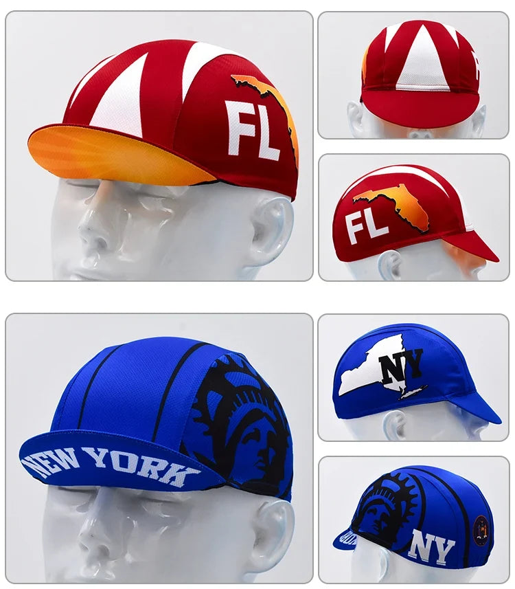 United States Retro Breathable Cycling Cap