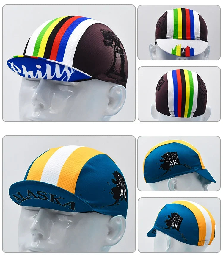 United States Retro Breathable Cycling Cap