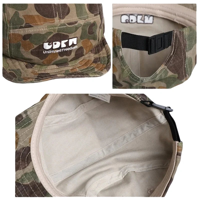 Unlimited Freedom Camouflage 5-Panels Cap
