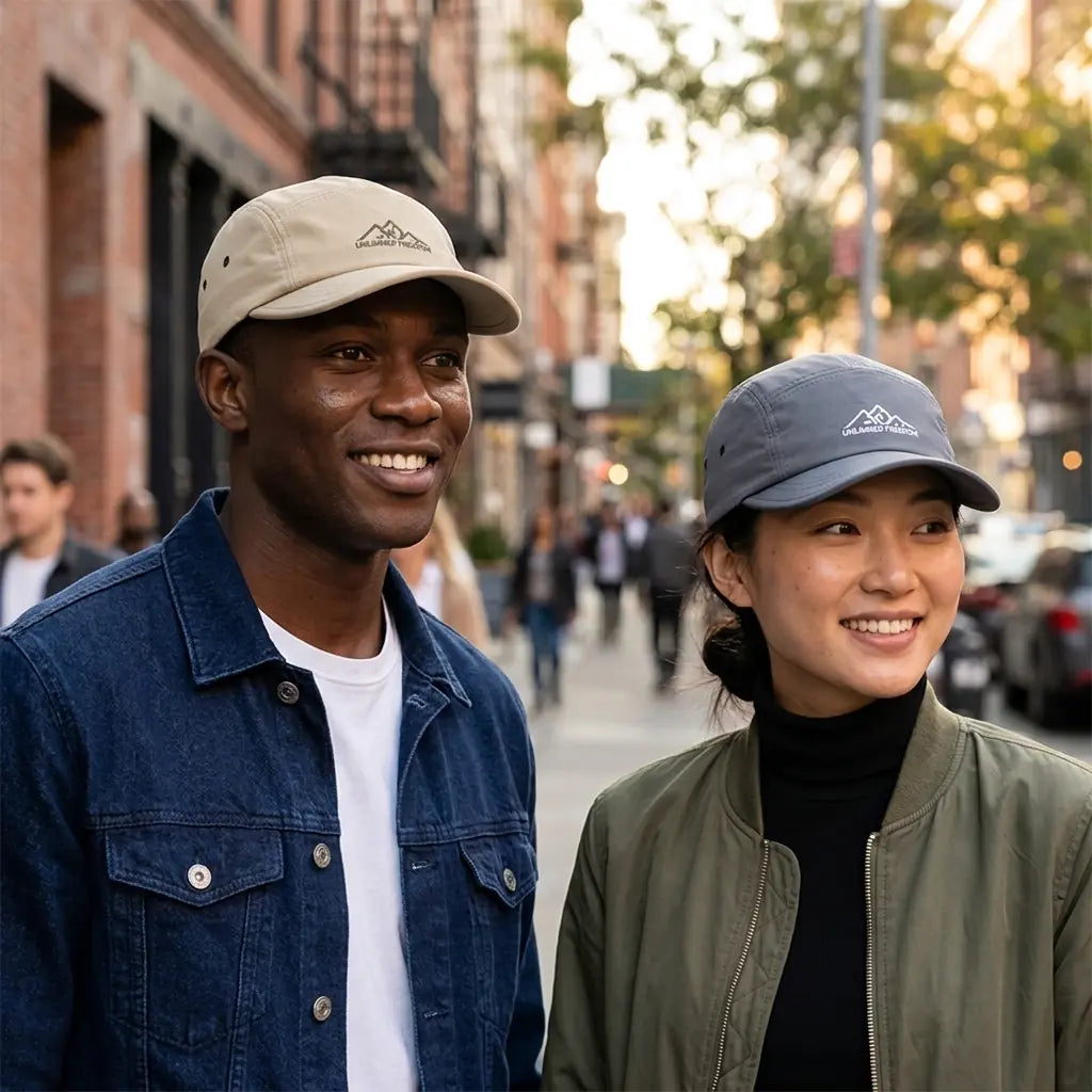 Unlimited Freedom Short Brim 5-Panels Cap