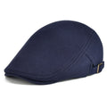 Vancouver Adjustable Plain Cotton Flat Cap