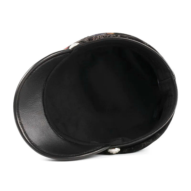 Vancouver Genuine Leather Sailor Cap