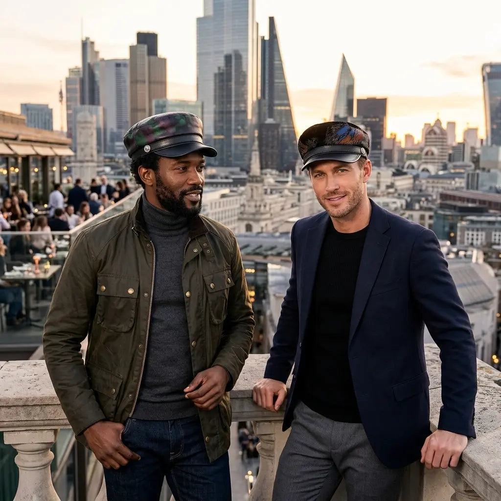 Vancouver Genuine Leather Sailor Cap