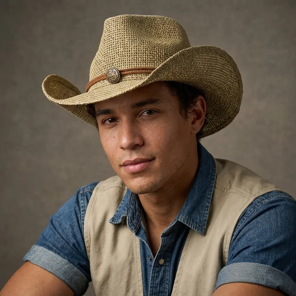 Ventura Straw Cowboy Hat