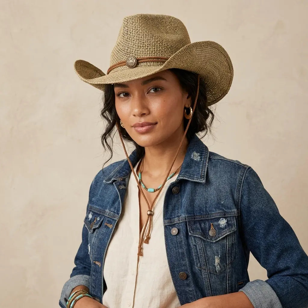 Ventura Straw Cowboy Hat