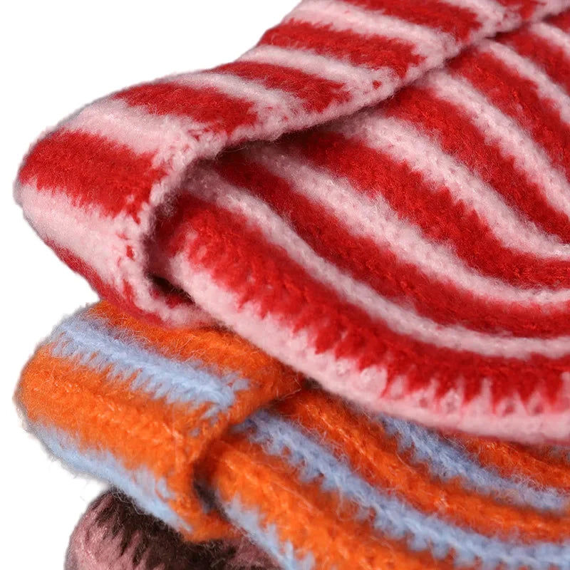 Vermont Winter Knitted Striped Beanie