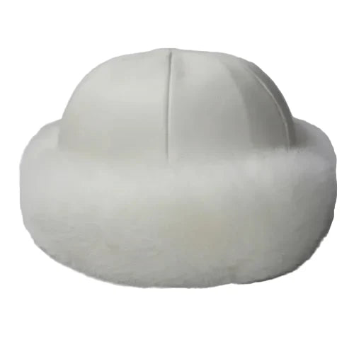 Vermont Winter Natural Rabbit Fur Genuine Leather Docker Cap