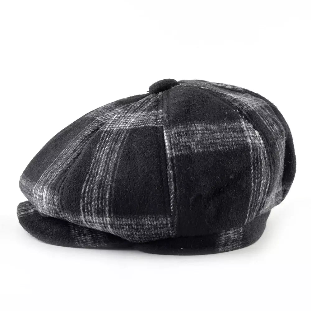 Vermont Tartan Earflaps Newsboy Cap