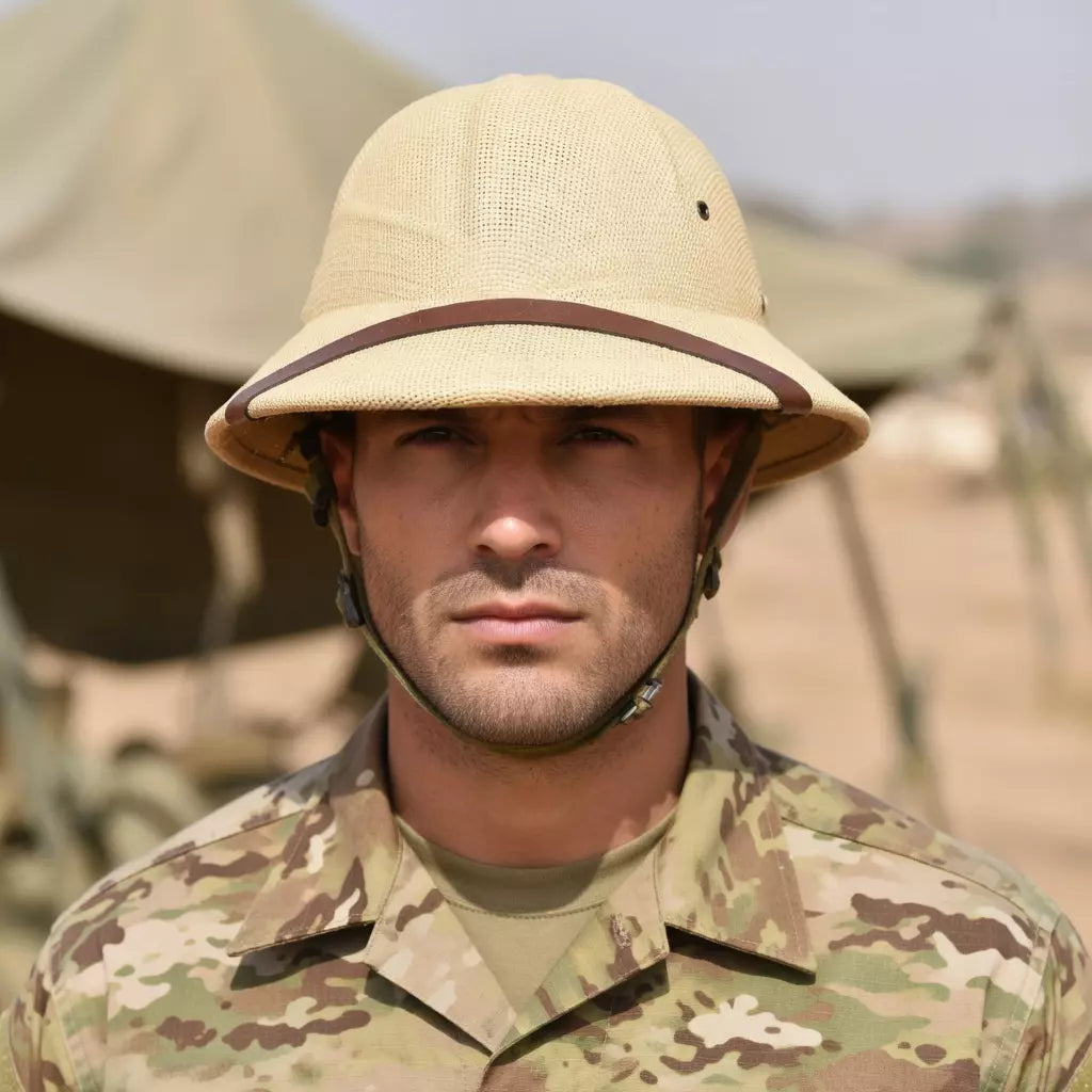 Vietnam War Straw Military Hat