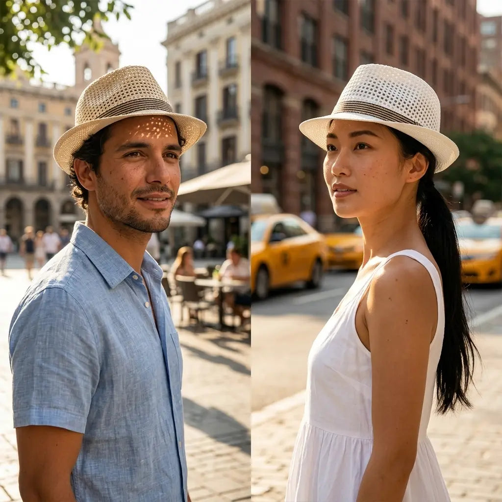 Vito Summer Mesh Trilby Hat