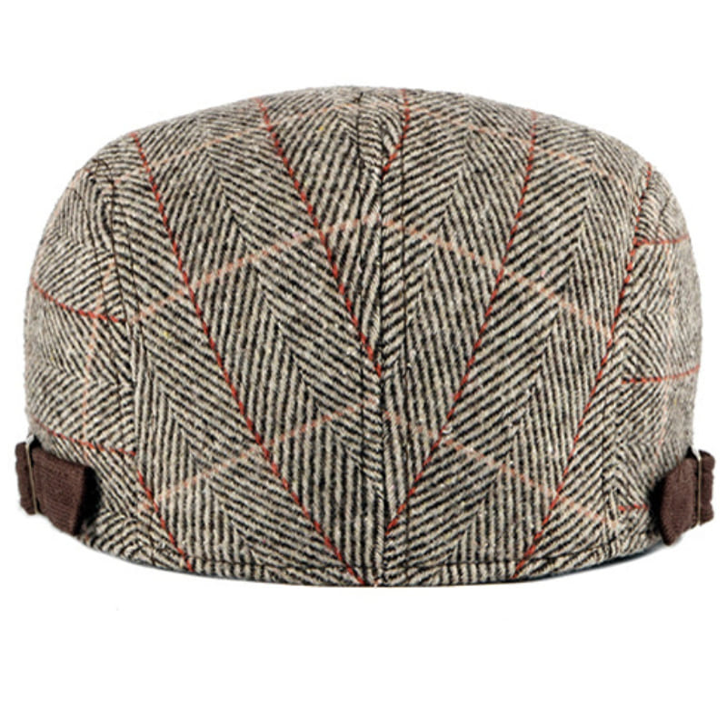 Viviani Plaid Flat Cap