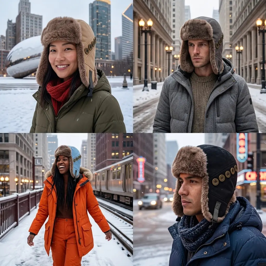 Volga Winter Ushanka Trapper Bomber Hat