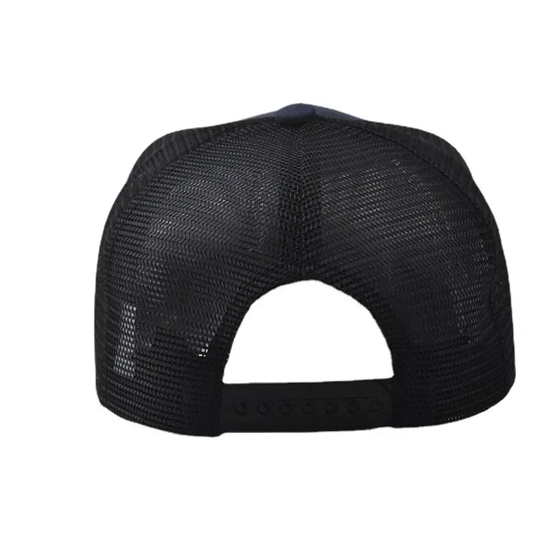 W Letter Cotton Trucker Cap