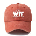 WTF Where The Fish Washed Baseball Cap