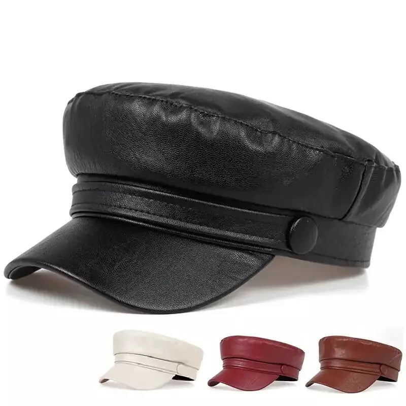 Waldman Leather Sailor Cap