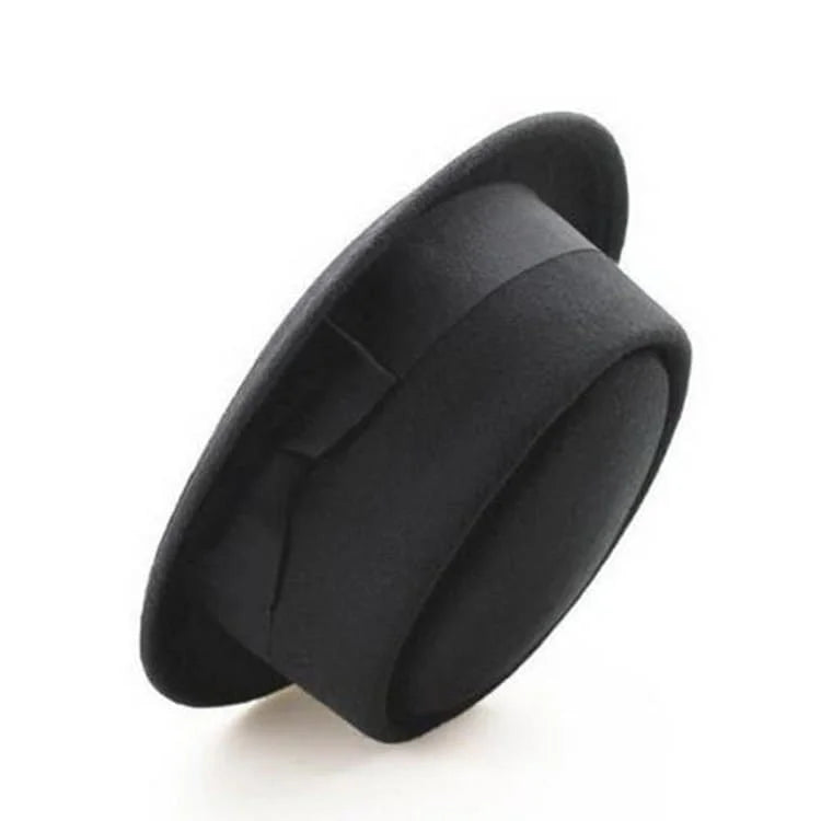 Walter Black Wool Porkpie Hat