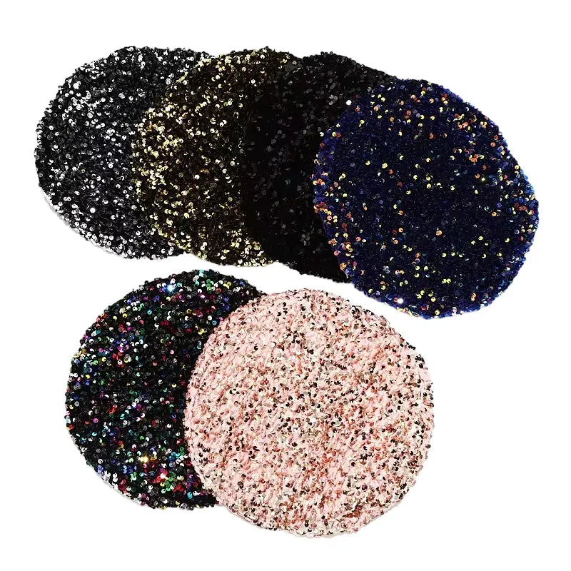Warhol Glitter Cotton Beret