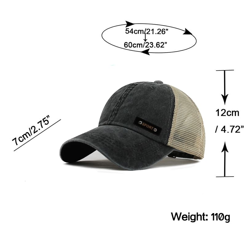 Washed Cotton Trucker Cap