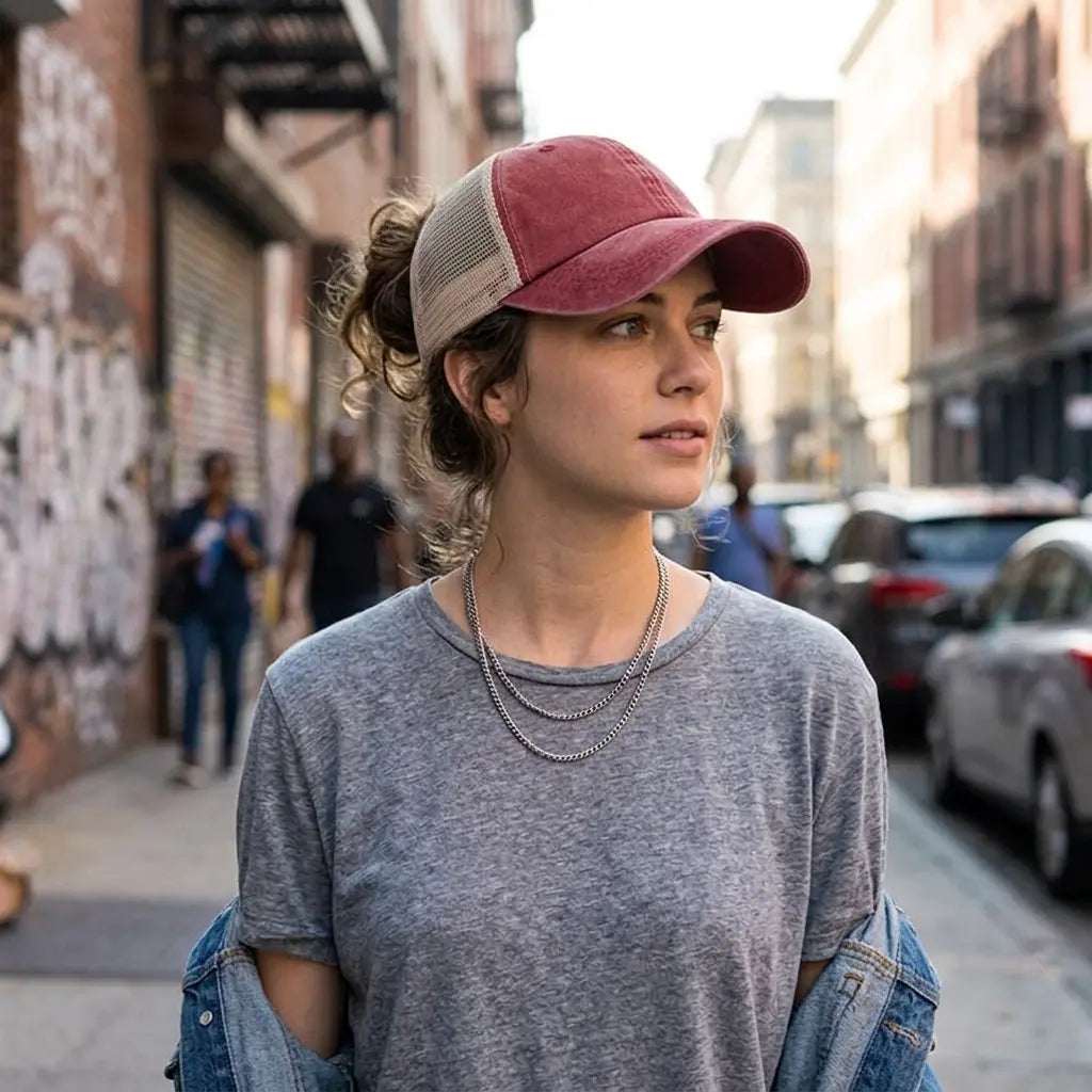 Washed Cotton Trucker Cap