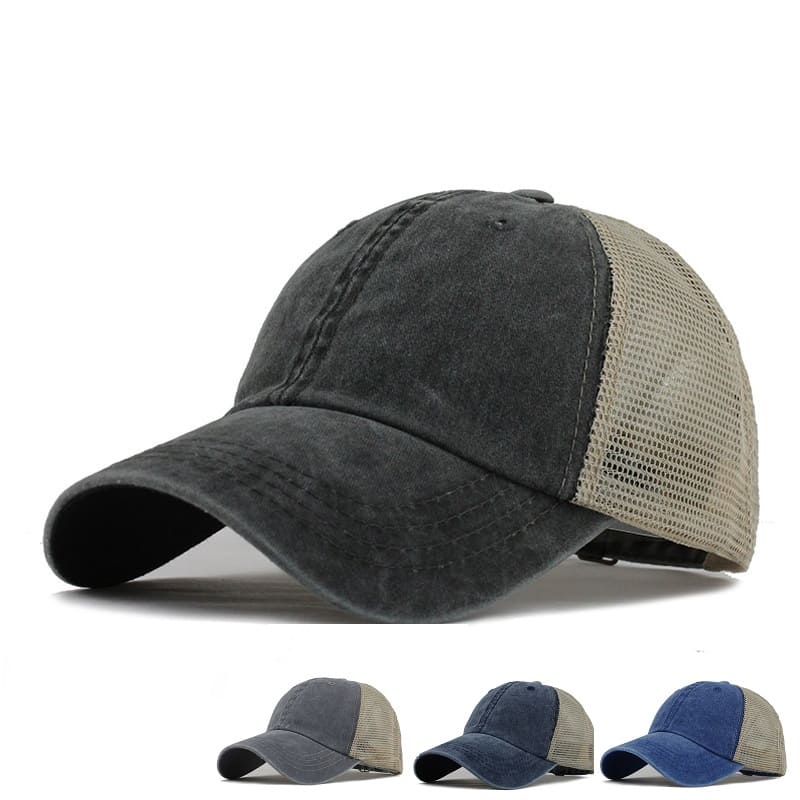 Washed Cotton Trucker Cap